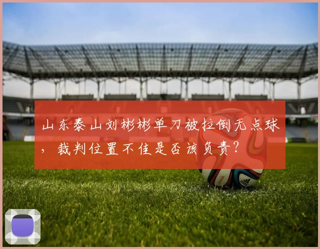 山东泰山刘彬彬单刀被拉倒无点球，裁判位置不佳是否该负责？